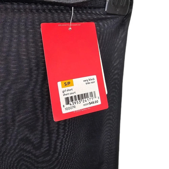 SPANX Shape Invisible Girl Short Black Size Small NWT Lightweight Sheer Smooth - Picture 5 of 8